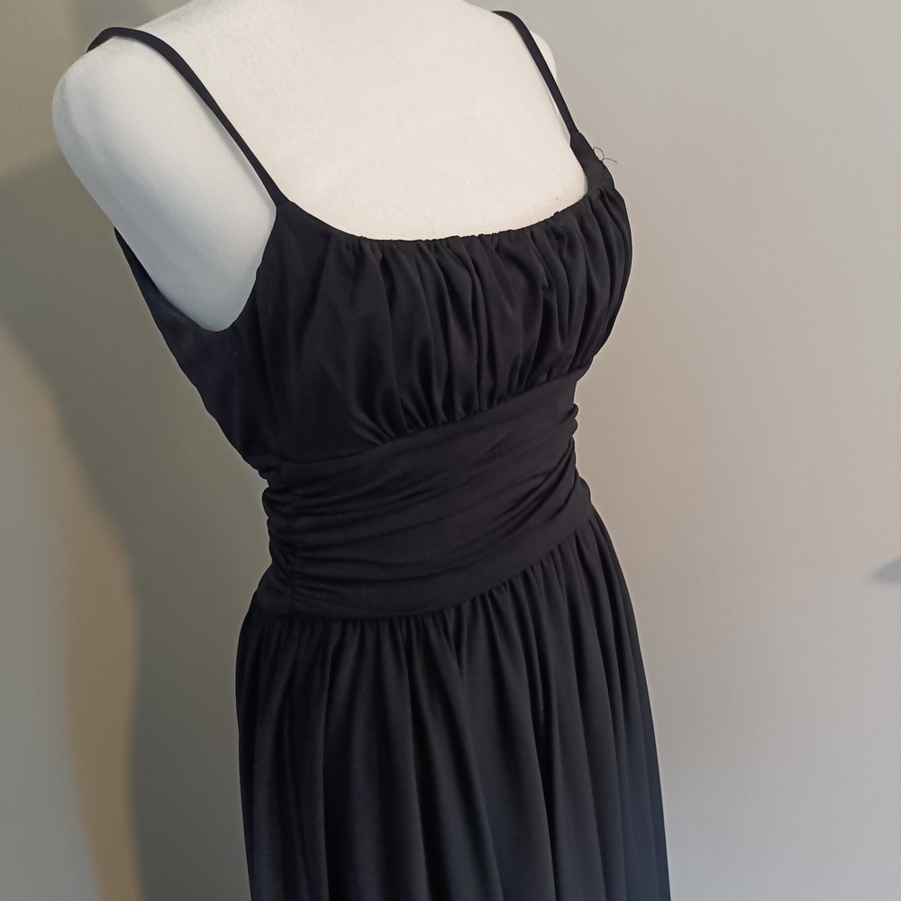 Maggy London Black Midi Dress